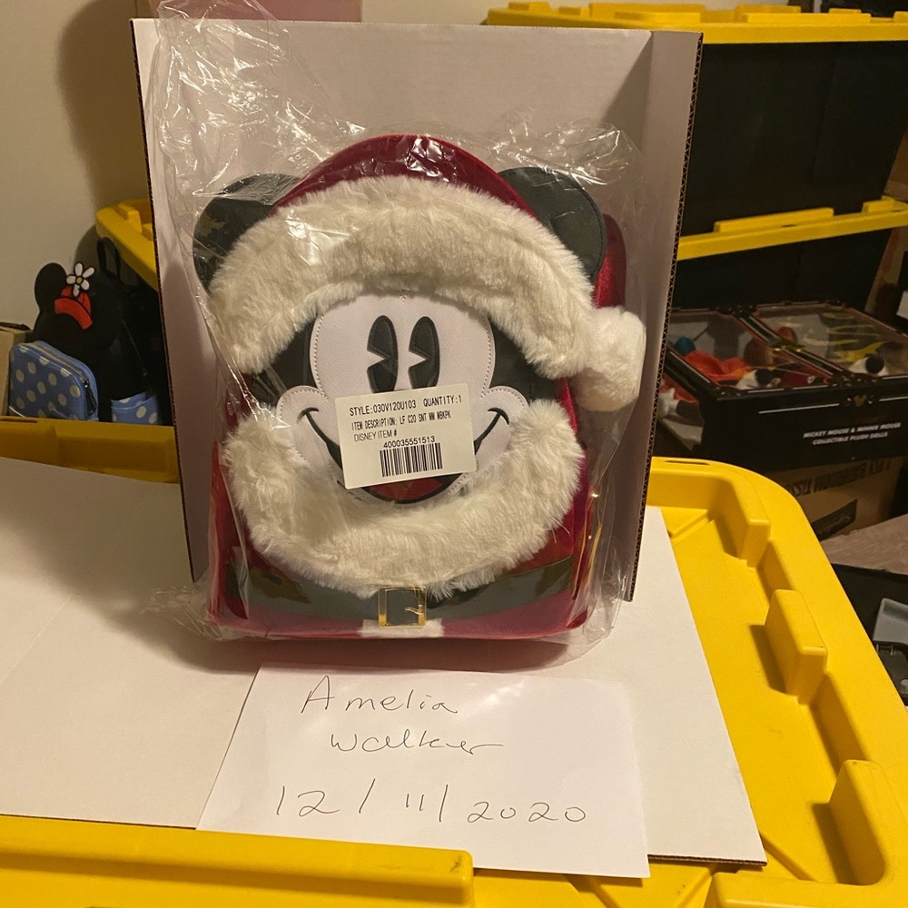 Disney Santa Mickey loungefly